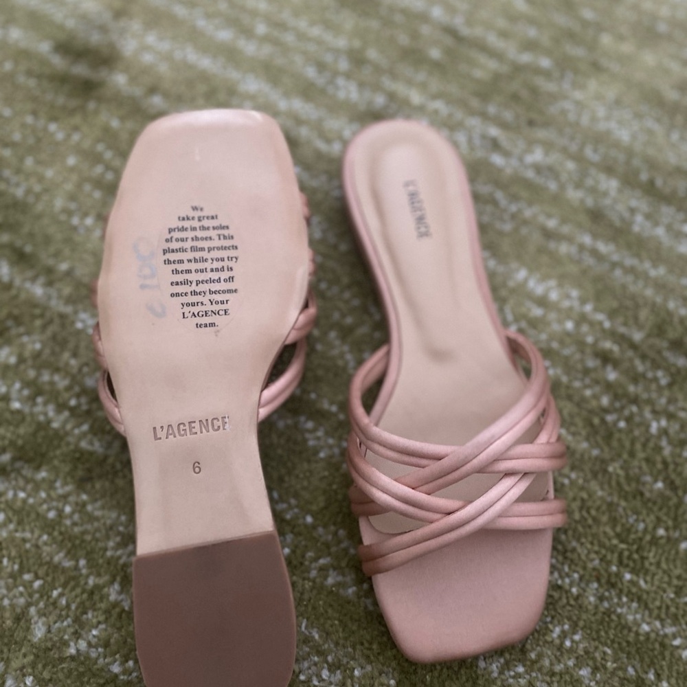 L'agence Blush Strappy Sandals - Picture 4 of 5